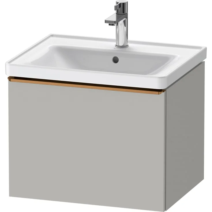 Duravit D-Neo servantskap, 58,4x45,2 cm, matt grå/bronse | DE4249004070000
