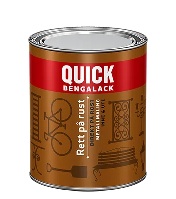 Bengalack Rett på rust sort silkematt 0.75l v:3217964 Bengalack Rett på rust sort silkematt 0.75l v:3217964