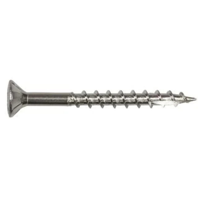 NKT Skrue med undersenket hode, A4 syrefast, 5,0 x 100 mm - 100 stk | 153565