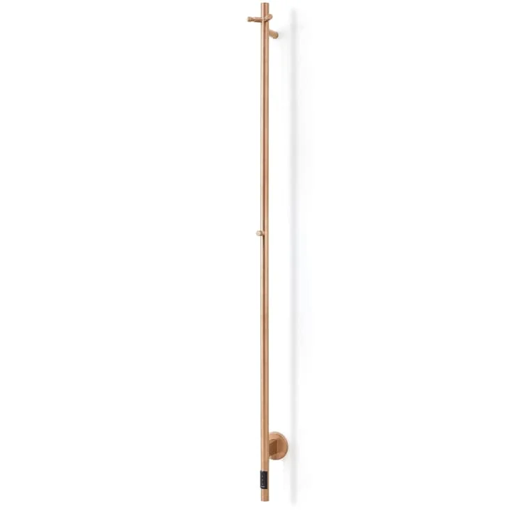Cassøe Rimini håndkletørker, el, 8,5×148 cm, børstet kobber | RimBK