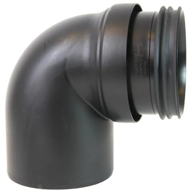 Smartline 110 mm PP, bend 88, sort | 2207034