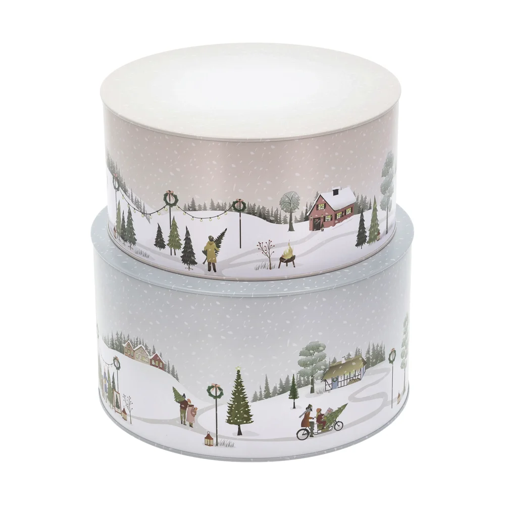 Vinter kakeboks 2 deler v:3898468