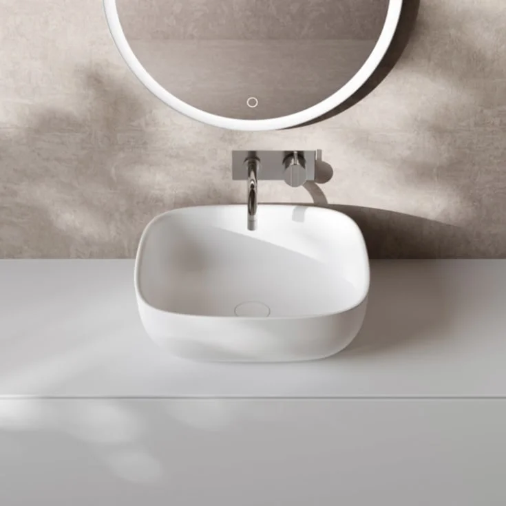 Copenhagen Bath Hornbæk servant, 40×40 cm, hvit matt | 40010189
