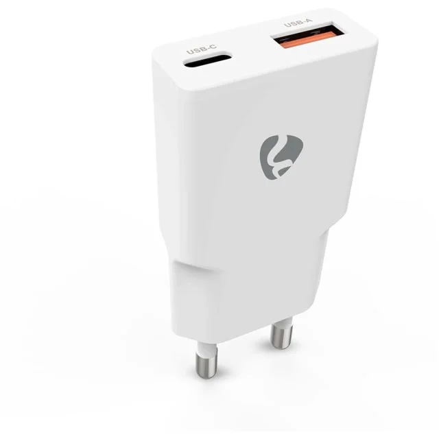 Nedis USB A- & C adapter, 20W, hvit | WCHA20WT