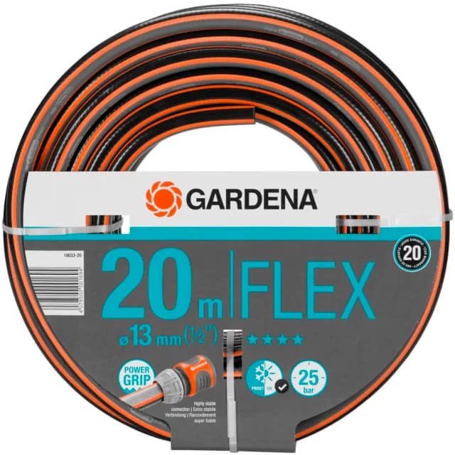 Gardena Comfort FLEX hageslange, power grip, trykkbestandig, 20 m, 13 mm | 18033-20 Gardena Comfort FLEX hageslange, power grip, trykkbestandig, 20 m, 13 mm | 18033-20