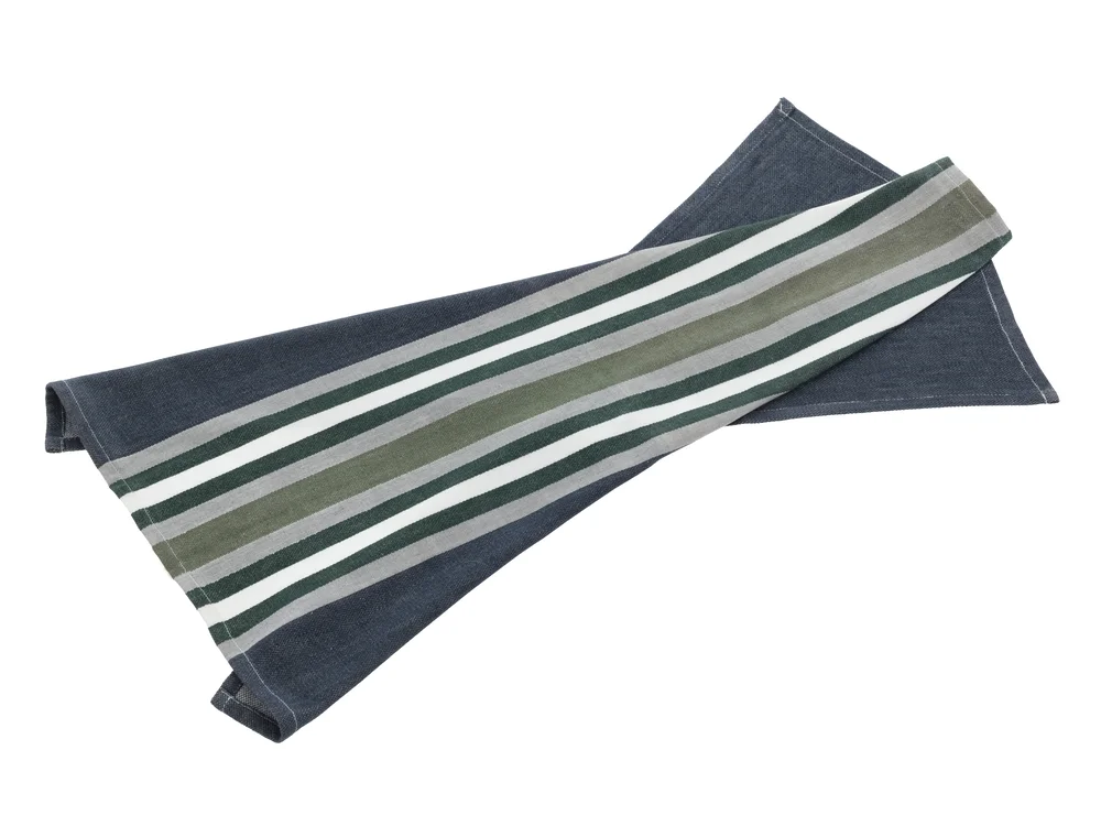 KJØKKENHÅNDKLE ELLIE 70 X 50 CM OLIVE/GRÅ/BLÅ BAMBUS/BOMULL v:2035681
