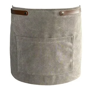 Canvas forkle kort 67×35 cm grå v:7516284