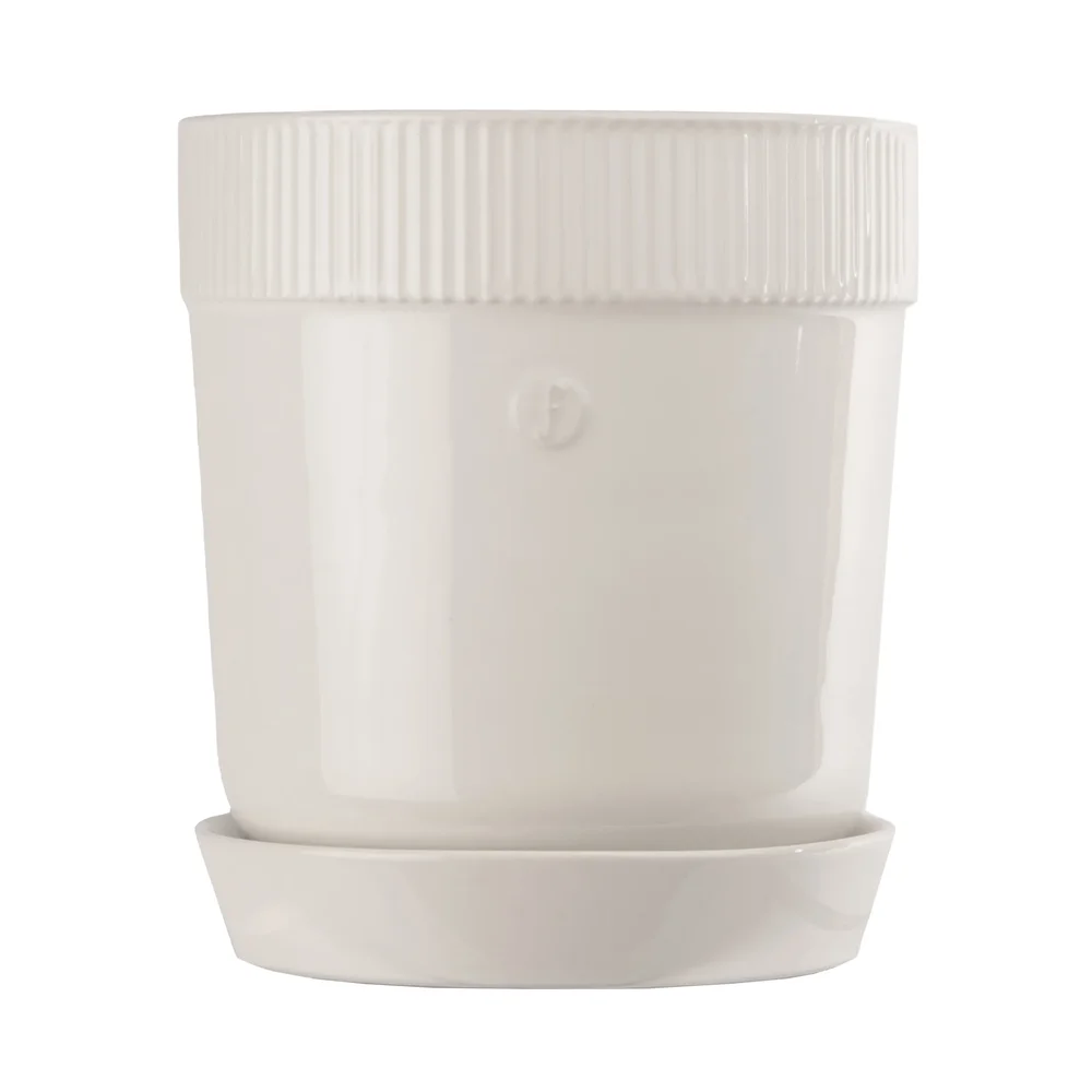 Elise krukke med fat Ø 14 cm v:9697232