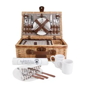 Mont-Blanc piknikkurv 2 personer brun v:8153030