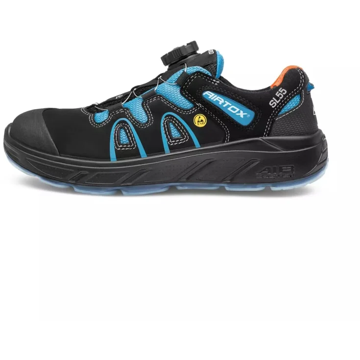 Airtox SL55 vernesko, S3, sort/blå, str. 37 | SL55_37