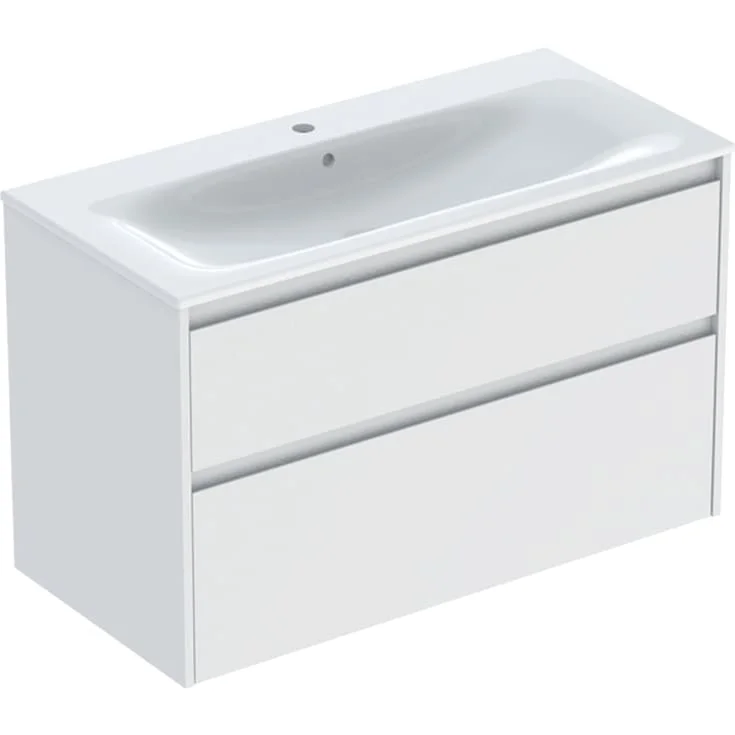 Ifö Sense Modern møbelpakke, 100x48 cm, matt hvit | 504.115.00.1