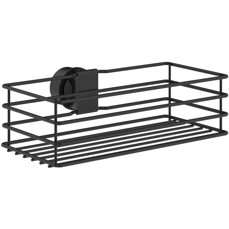 Beslagsboden dusjhylle, sort | BB1206