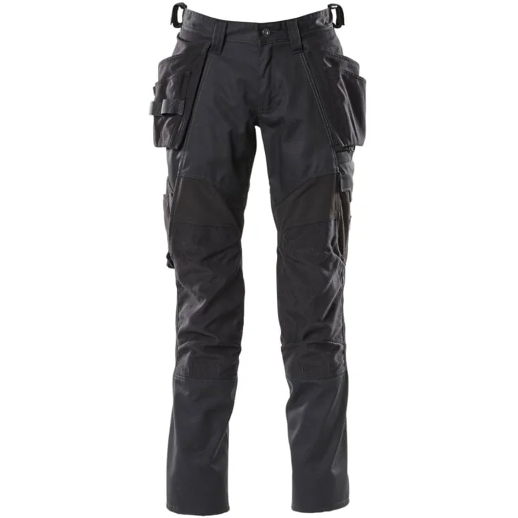 Mascot Accelerate arbeidsbukse med stretch, sort, str. 76C46 | 18531-442-09_76C46