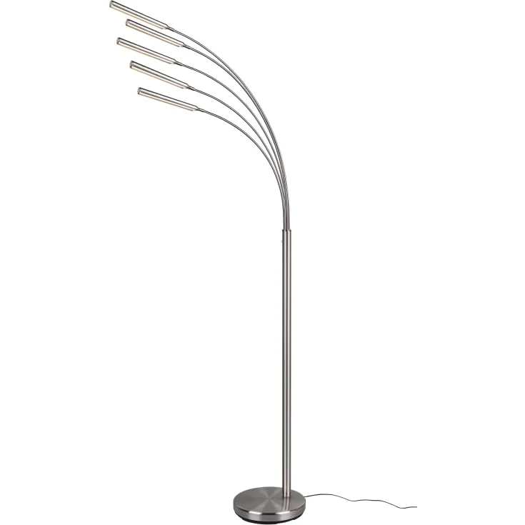 Trio Lighting Reed gulvlampe, børstet stål | R41031507 Trio Lighting Reed gulvlampe, børstet stål | R41031507
