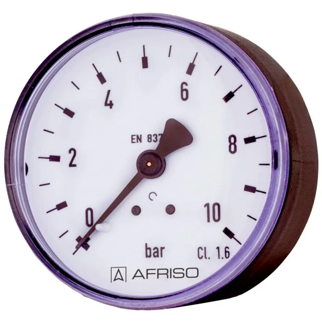 Honeywell Afriso manometer 1/4", Ø63 mm, 0-10 bar | 9706211