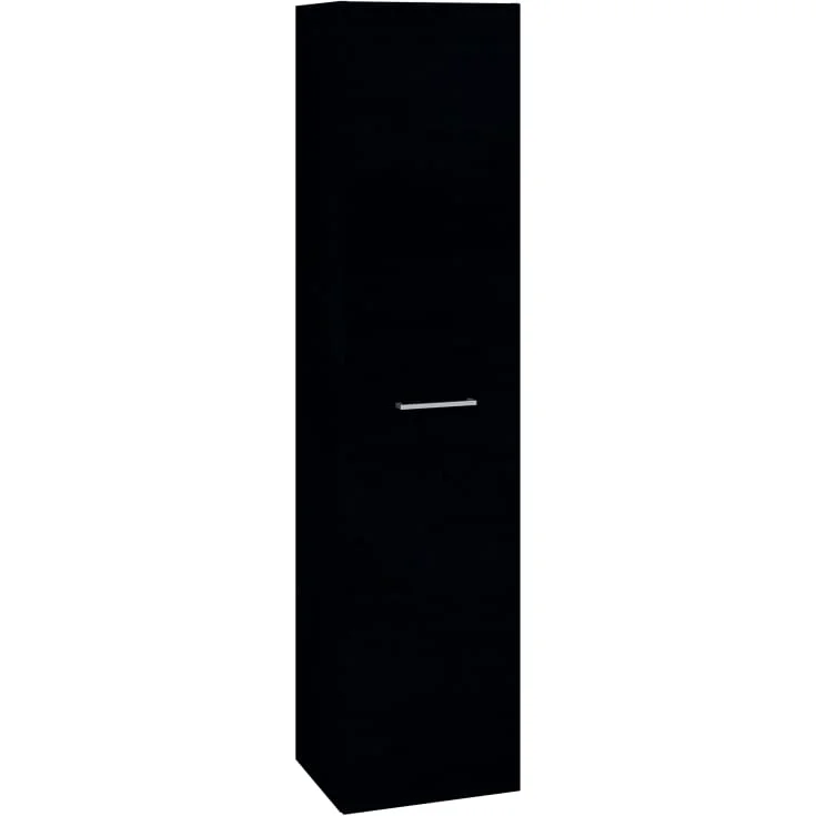 Dansani Mido+ høyskap, 40x175 cm, venstre, sort struktur | P20-1229