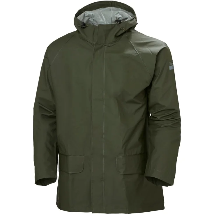 Helly Hansen Mandal regnjakke, mørkegrønn, str. 3XL | 70129-480_3XL