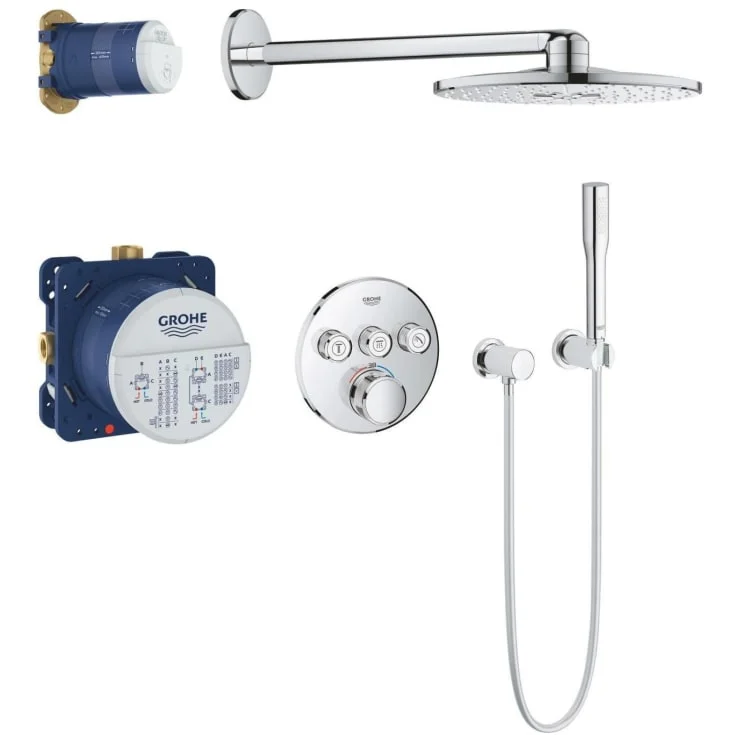 Grohe Grohtherm SmartControl dusjsett, krom | 34705000