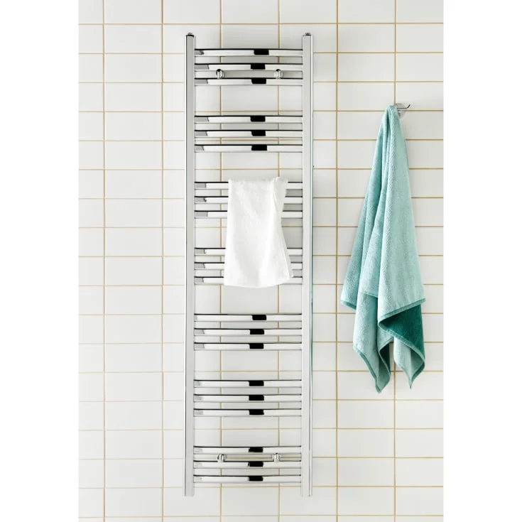 Hafa Ellips håndkletørker, kombi, 60×77 cm, krom | 1509927 Hafa Ellips håndkletørker, kombi, 60×77 cm, krom | 1509927