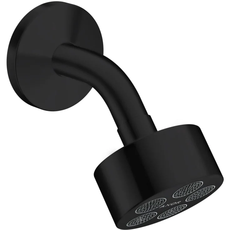 Axor One EcoSmart Hodedusj, Ø75 mm, med 1 stråletype, sort matt | 48490670 Axor One EcoSmart Hodedusj, Ø75 mm, med 1 stråletype, sort matt | 48490670