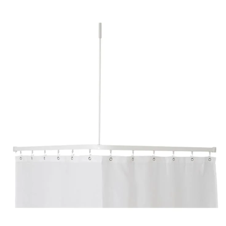 Van Der P Profil2001 dusjforhengstang, 90x90 cm, hvit | 2750-02-90