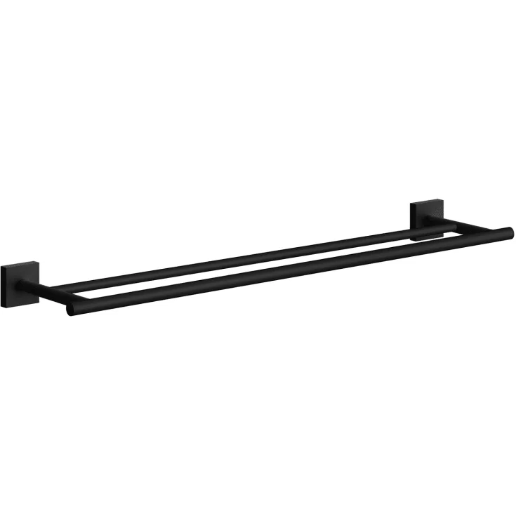 Smedbo House håndklestang, 64,8 cm, matt sort | RB3364