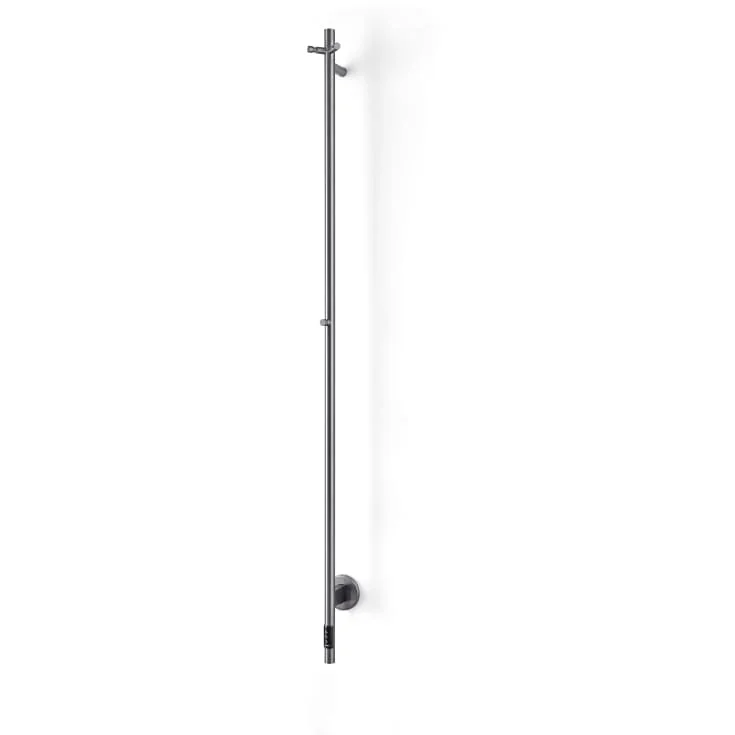 Cassøe Rimini håndkletørker, el, 8,5×148 cm, børstet sort krom | RimGM Cassøe Rimini håndkletørker, el, 8,5×148 cm, børstet sort krom | RimGM