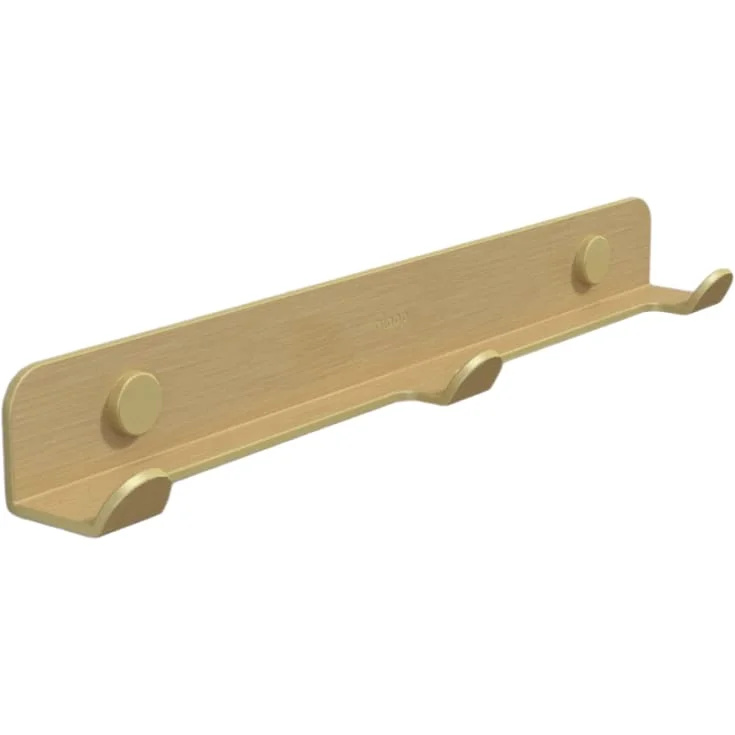 Aloop X 3 knaggrekke, 27,5 cm, børstet gull | a_i413003m