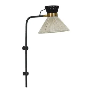 Cord vegglampe 54 cm svart v:1174298 Cord vegglampe 54 cm svart v:1174298