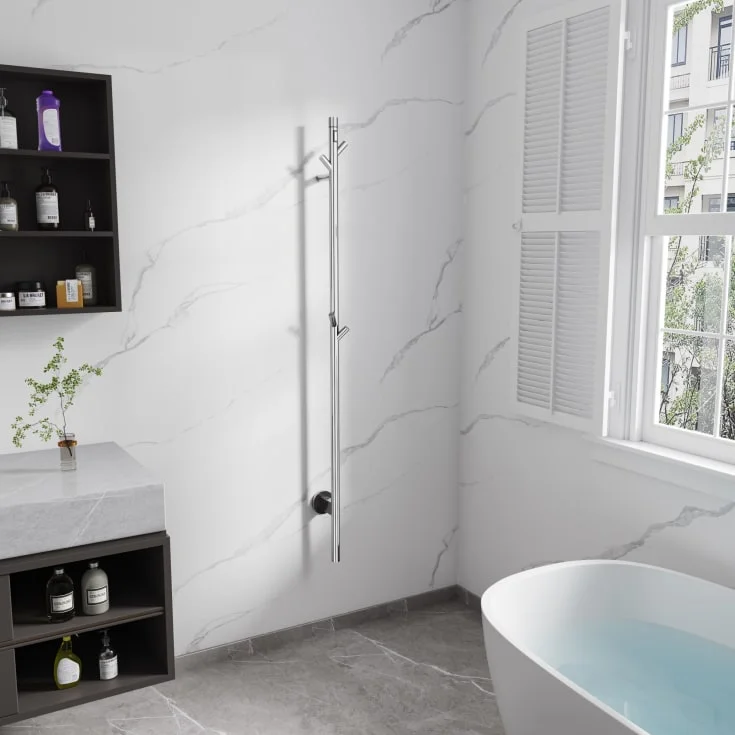 Bathlife Fas 1 elektrisk håndkletørker 160 cm, krom | 401053825