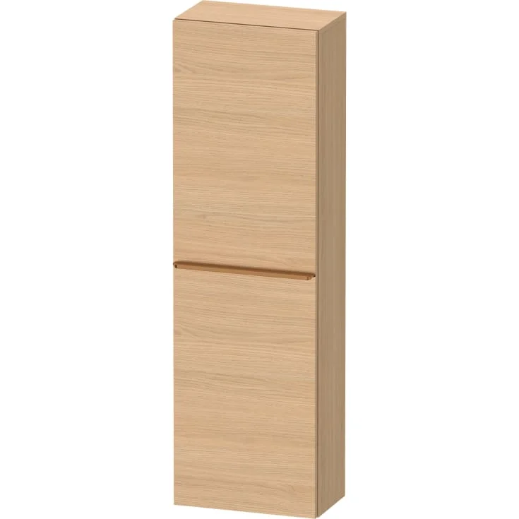Duravit D-Neo høyskap, 40x132 cm, venstre, eik/bronse | DE1318L04300000