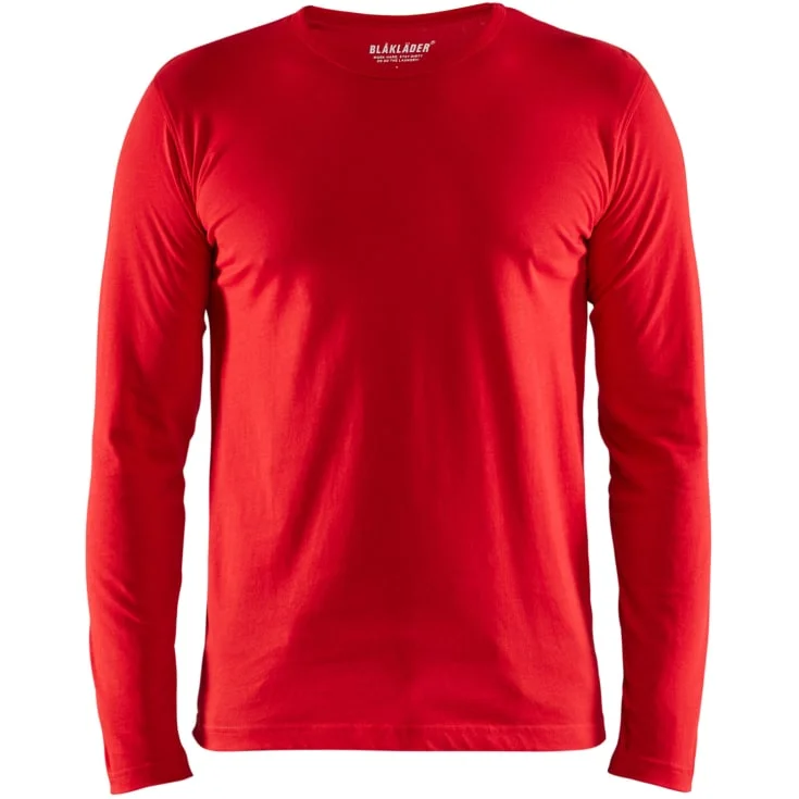 Blåkläder Workwear 35001 langermet t-skjorte, rød, str. M | 3500-1042-5600_M