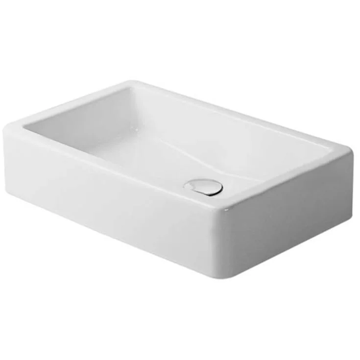 Duravit Vero toppmontert servant, 60x38 cm, med wondergliss, hvit | 04556000001
