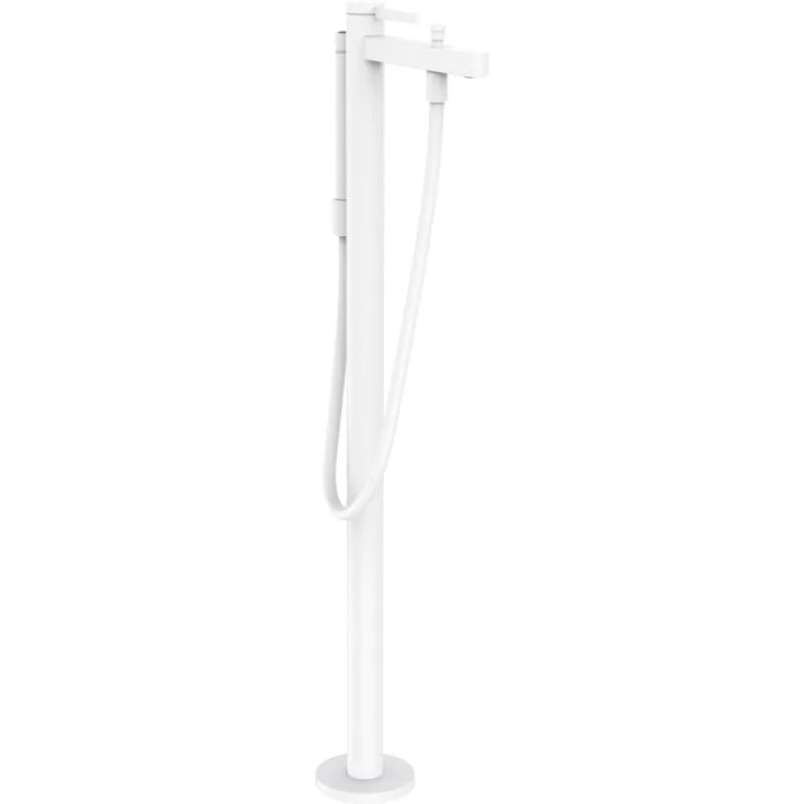 Hansgrohe Finoris badekararmatur med dusjsett, matt hvit | 76445700 Hansgrohe Finoris badekararmatur med dusjsett, matt hvit | 76445700