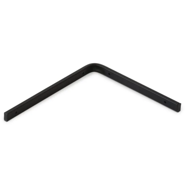 Hylleknekt F-profil, 125×150 mm, svart | 31387 Hylleknekt F-profil, 125×150 mm, svart | 31387