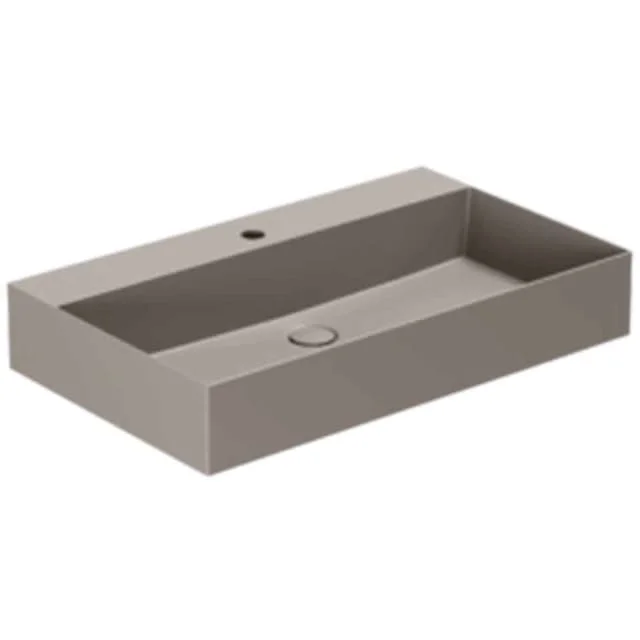 Lavabo Elegance SQ 75 servant, 75x45 cm, matt brun | 121037098