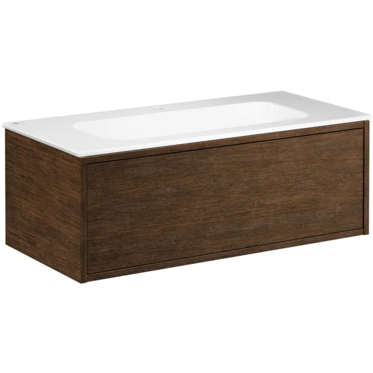 Gustavsberg Ducentic møbelpakke, 99x47 cm, brun eik | GB71DCVU10AWWB1100