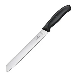 Swiss Classic brødkniv 21 cm svart v:4302657