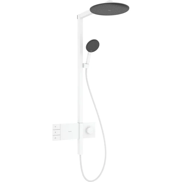Hansgrohe Raindance Alive S Showerpipe dusjsett, vannsparende, matt hvit | 24596700
