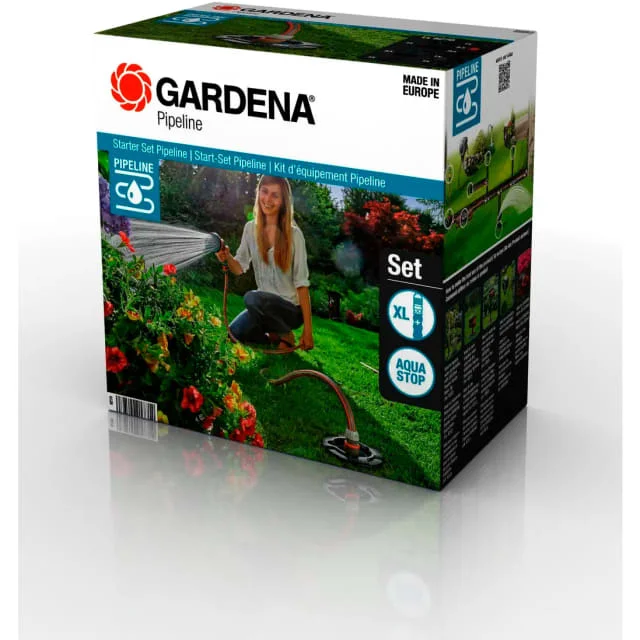Gardena Pipeline vanningssett, 2 vannstasjoner, 25 mm, 2-pakk | 08270-20