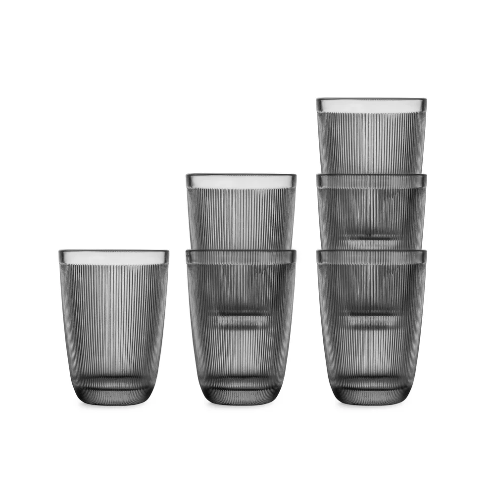 Glass Røkgrå Siri 30cl 6stk v:4505996 Glass Røkgrå Siri 30cl 6stk v:4505996