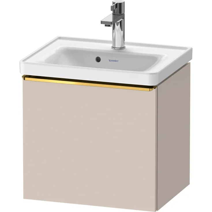 Duravit D-Neo servantskap, 48,4x37,2 cm, matt beige/gull | DE4248034910000