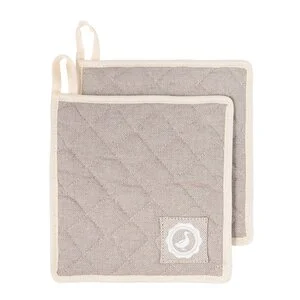 Signerat gryteklut 20x20 cm 2 stk sand v:2366548