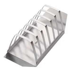 Toaststativ 6 skiver rustfritt stål v:2749512
