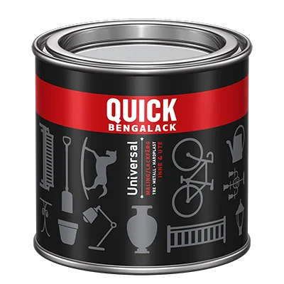 Bengalack univer sort silkematt 0.25l v:6028998