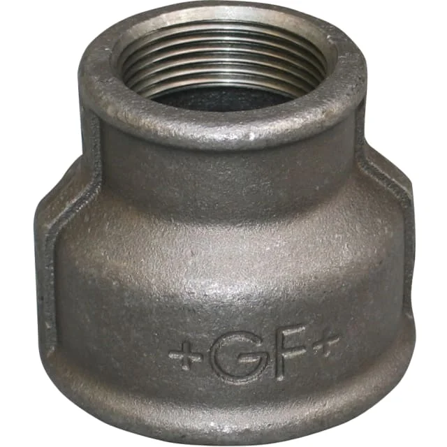 Sort overgangsmuffe 1" x 1/2" | 770240124