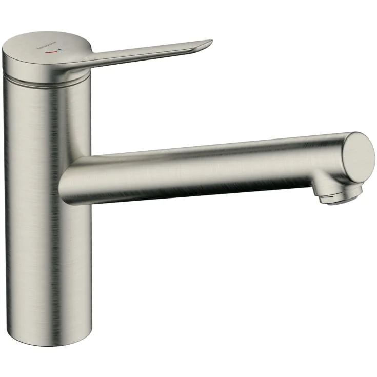 Hansgrohe Zesis M33 kjøkkenarmatur, kaldtstart, stål | 74813800