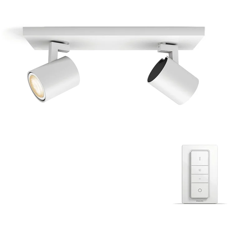 Philips Hue Connected Runner spotter i tak, hvit | 929003812001 Philips Hue Connected Runner spotter i tak, hvit | 929003812001