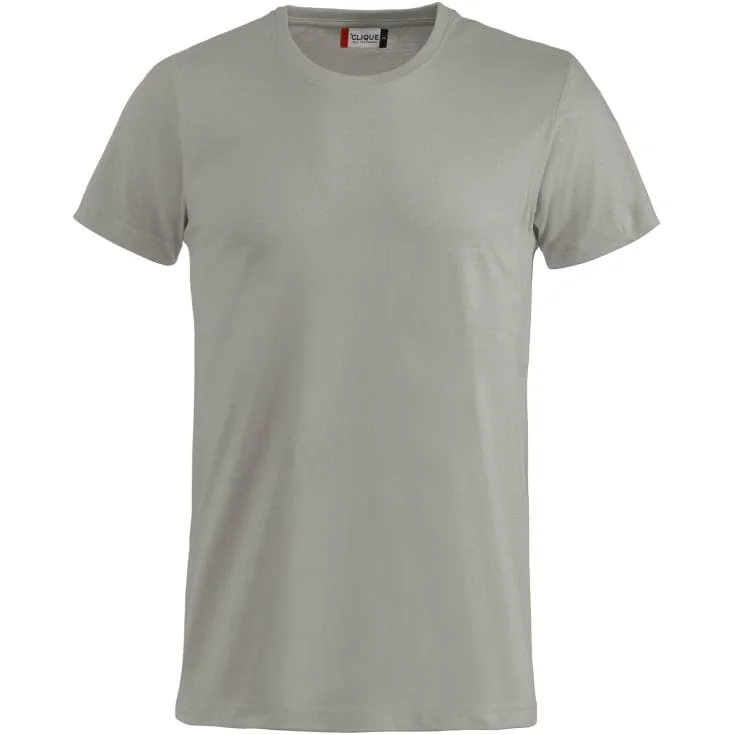 Clique Basic t-skjorte, sølvgrå, str. S | 029030-94_S