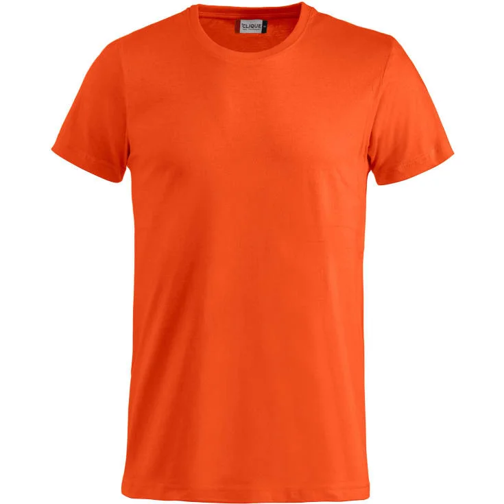 Clique Basic t-skjorte, oransje, str. M | 029030-18_M